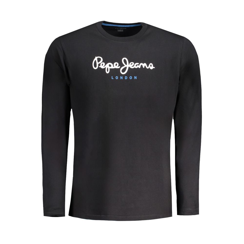 Black Cotton T-Shirt Pepe Jeans