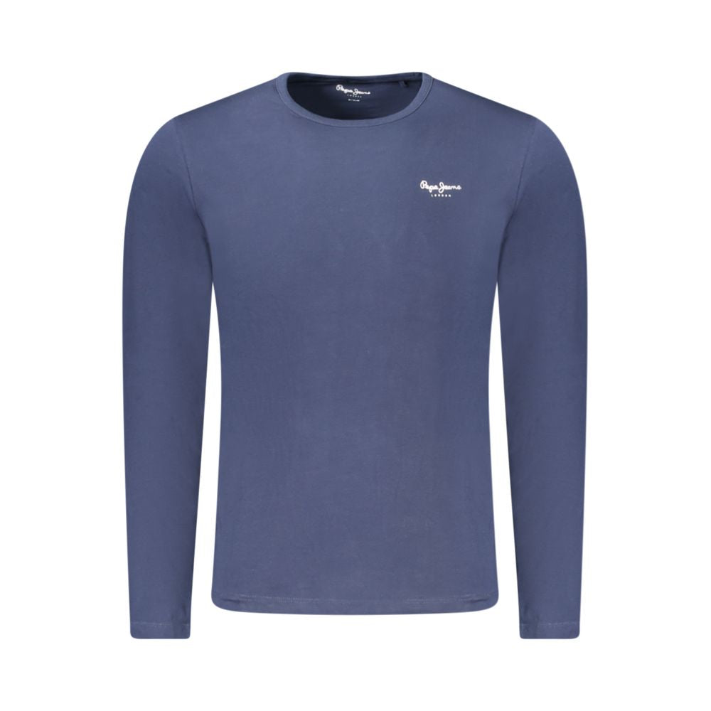 Blue Cotton T-Shirt Pepe Jeans