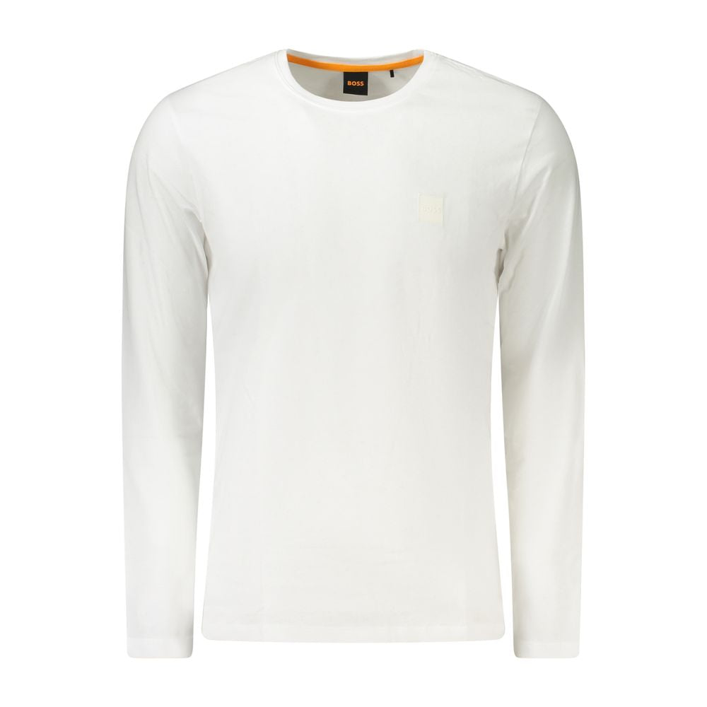 White Cotton Men T-Shirt Hugo Boss