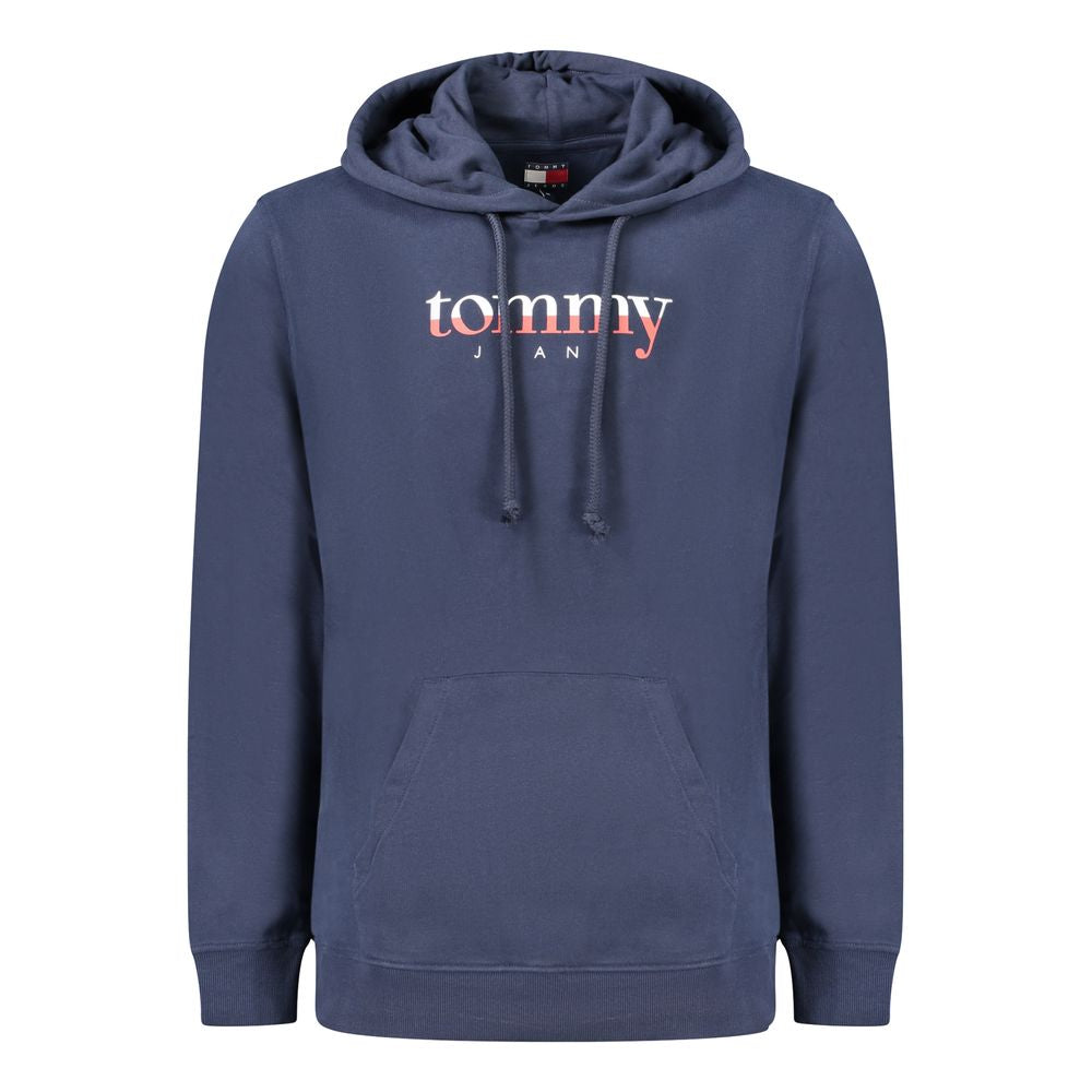 Blue Cotton Men Sweater Tommy Hilfiger