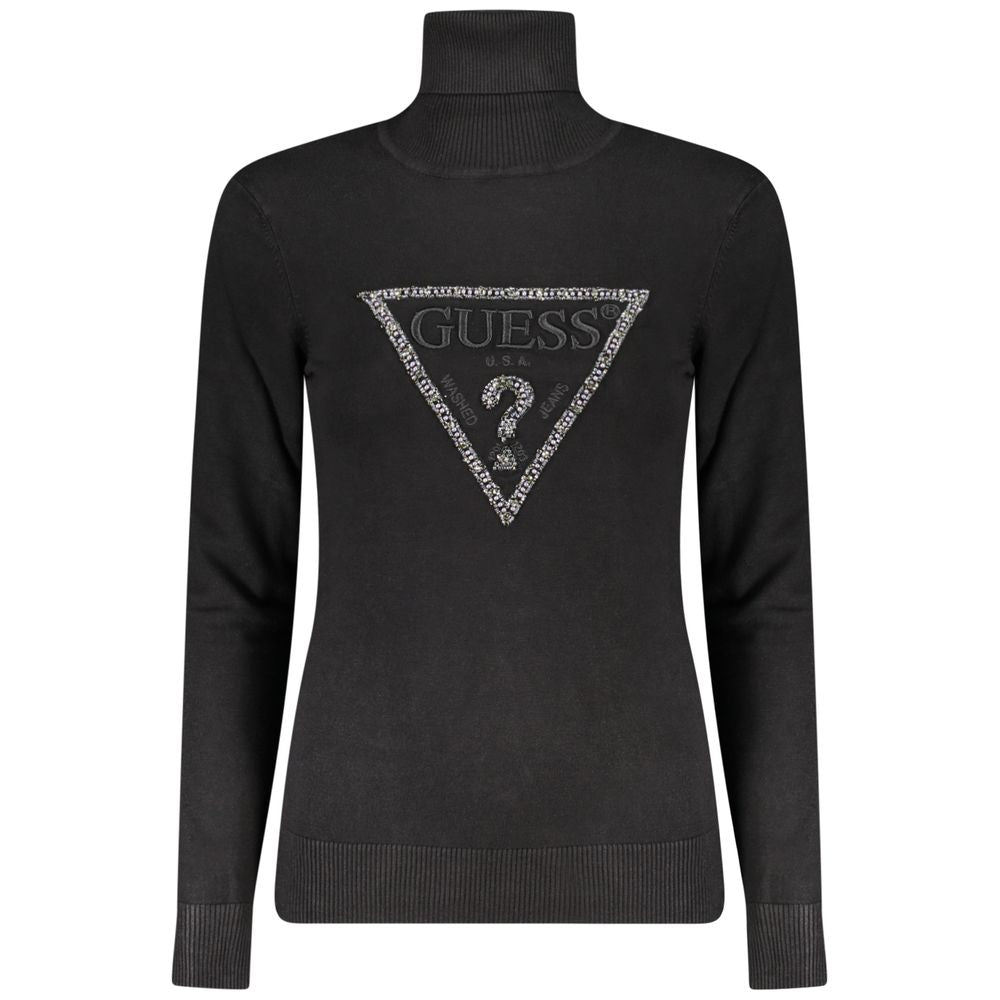Black Viscose Women Sweater Guess Jeans