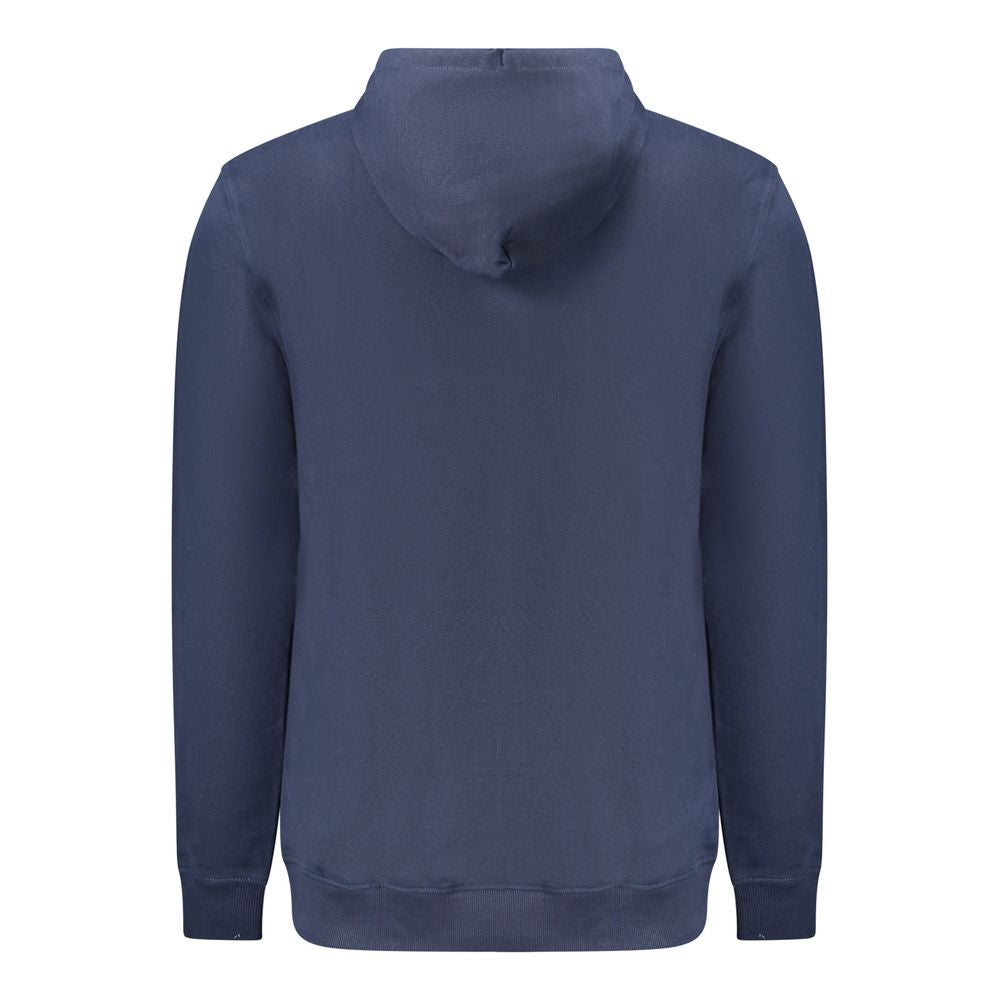 Blue Cotton Men Sweater Tommy Hilfiger