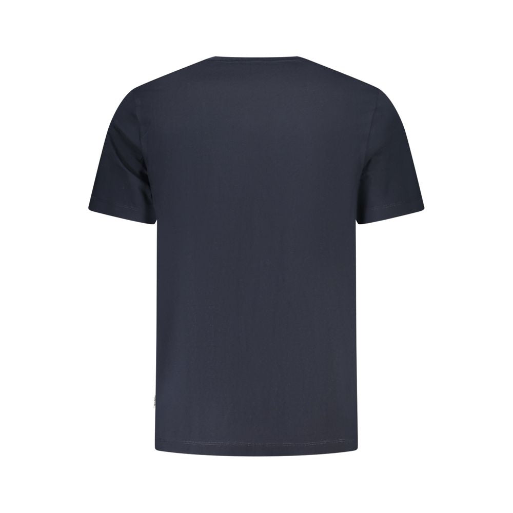 Blue Cotton Men T-Shirt Guess Jeans