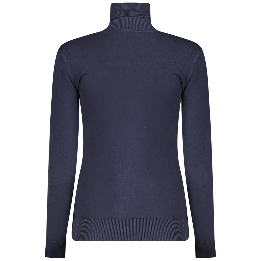 Blue Viscose Women Sweater Guess Jeans