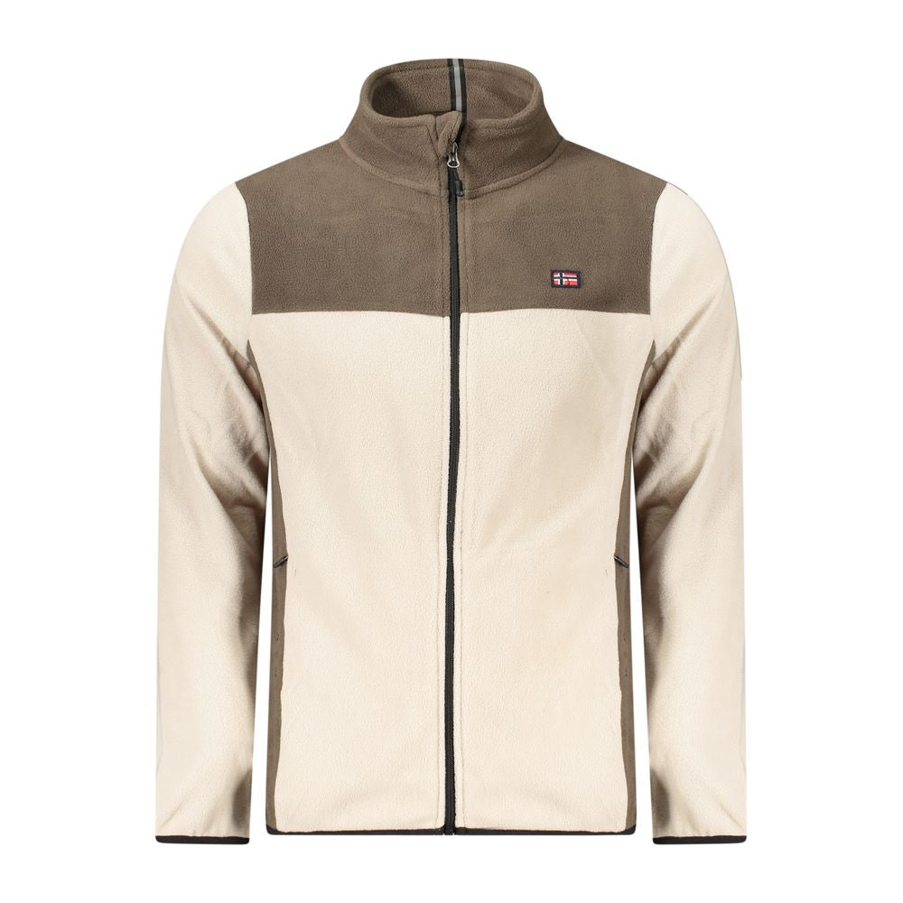 Beige Polyester Men Sweater Norway 1963
