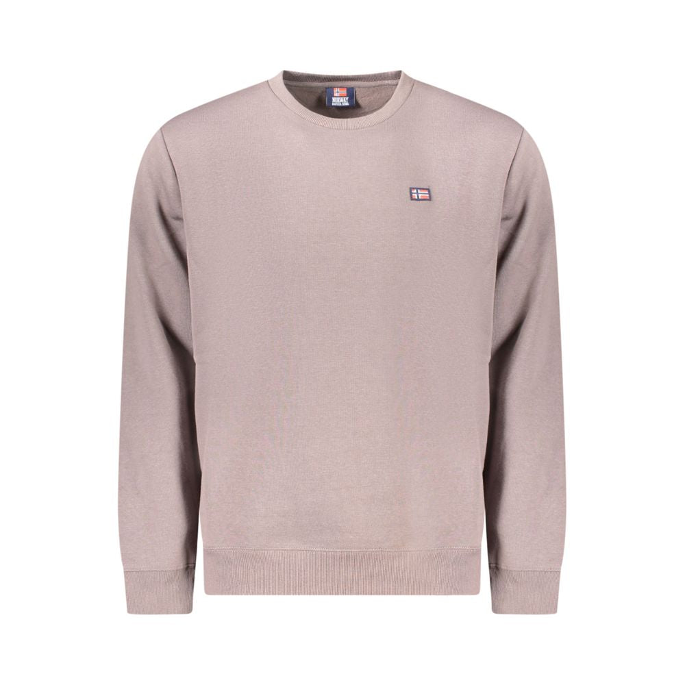 Brown Cotton Men Sweater Norway 1963