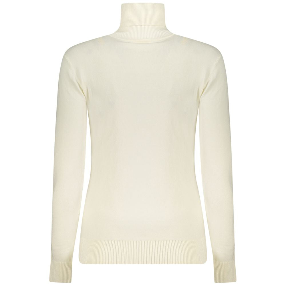 White Viscose Women Sweater Guess Jeans
