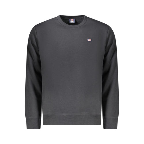 Black Cotton Men Sweater Norway 1963