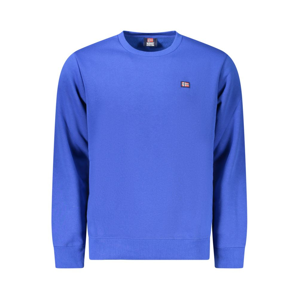 Blue Cotton Mens Sweater Norway 1963