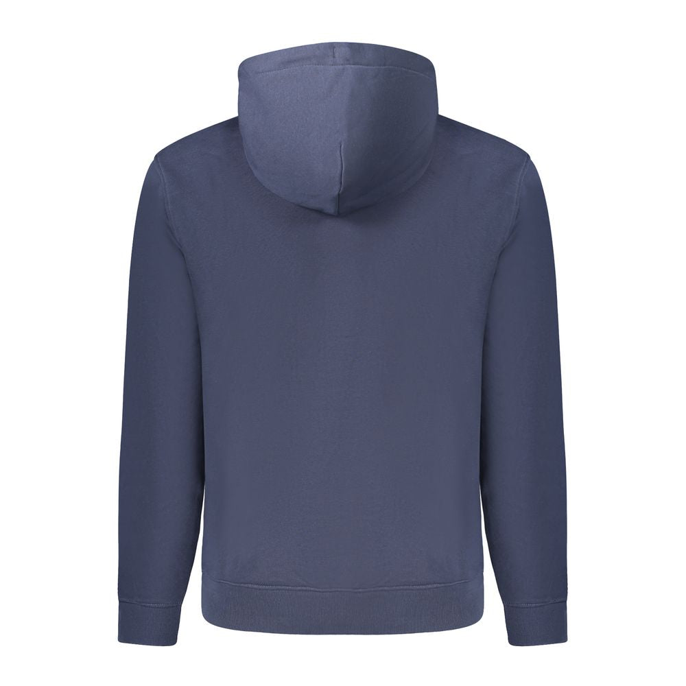 Blue Cotton Men Sweater Tommy Hilfiger