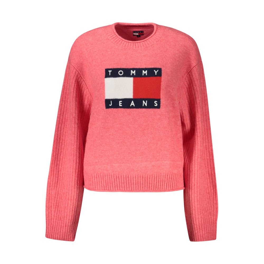 Pink Wool Women Sweater Tommy Hilfiger