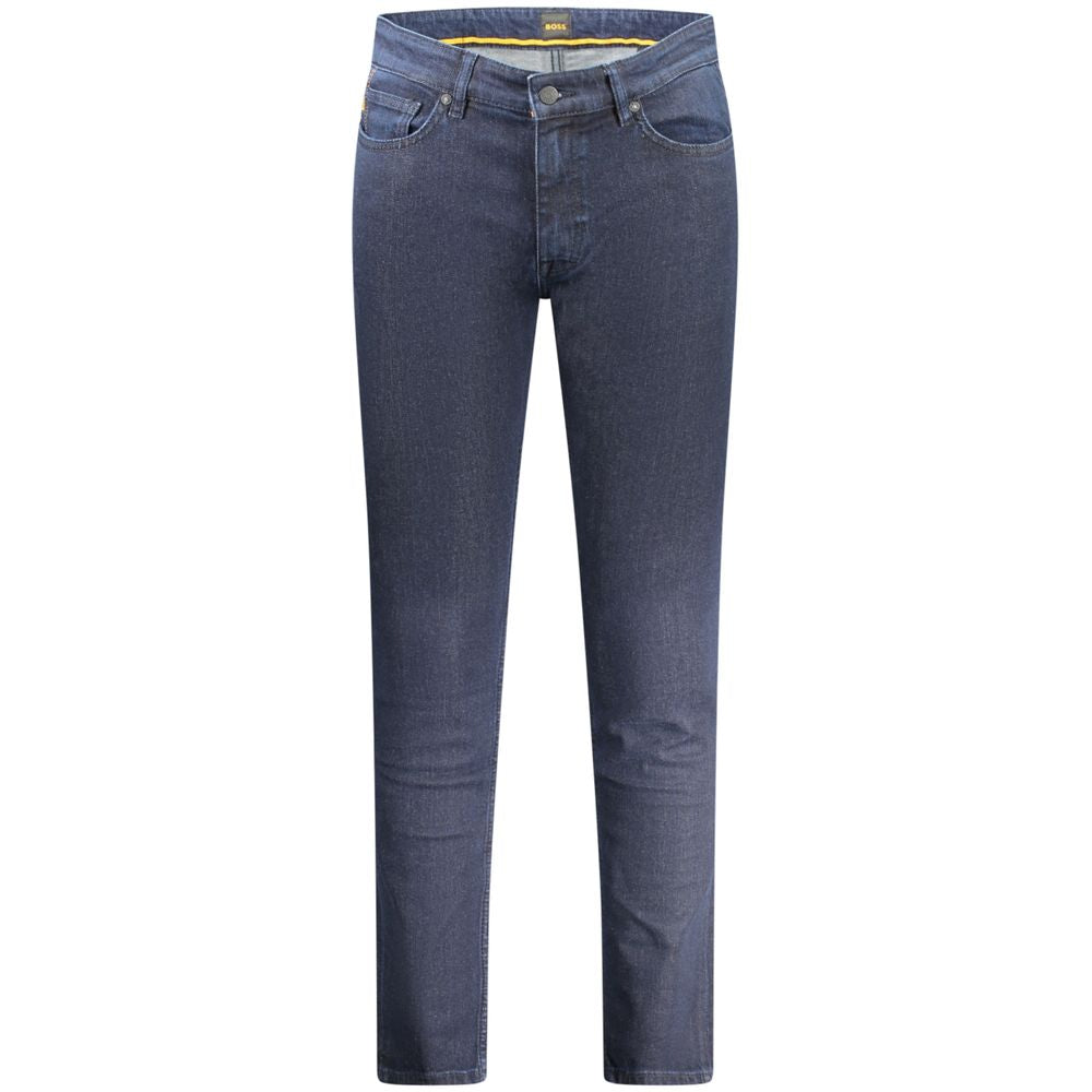 Blue Cotton Men Jeans Hugo Boss