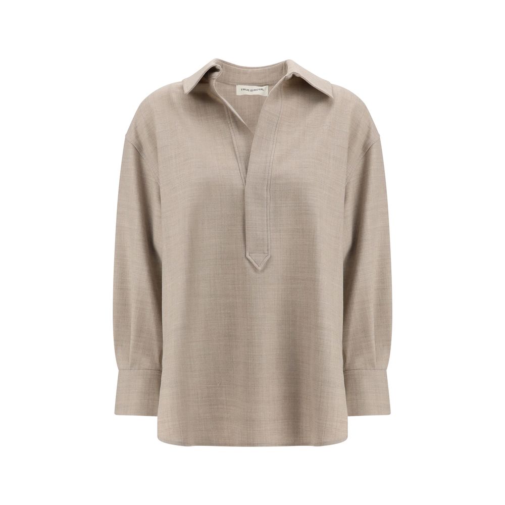 Wool Shirt True Royal