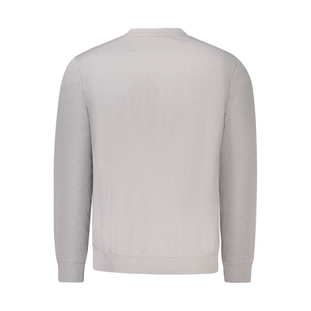 Gray Cotton Men Sweater Hugo Boss