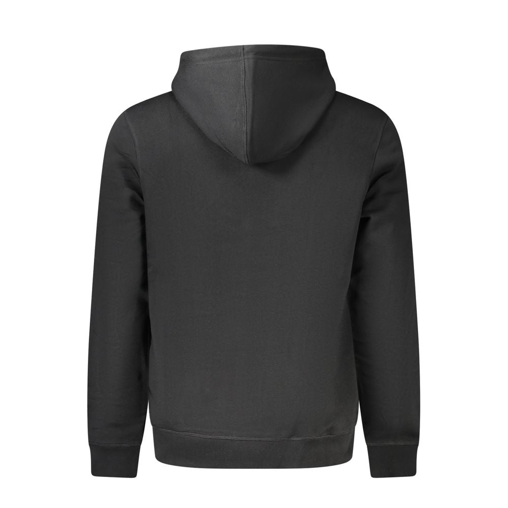 Black Cotton Men Sweater Hugo Boss