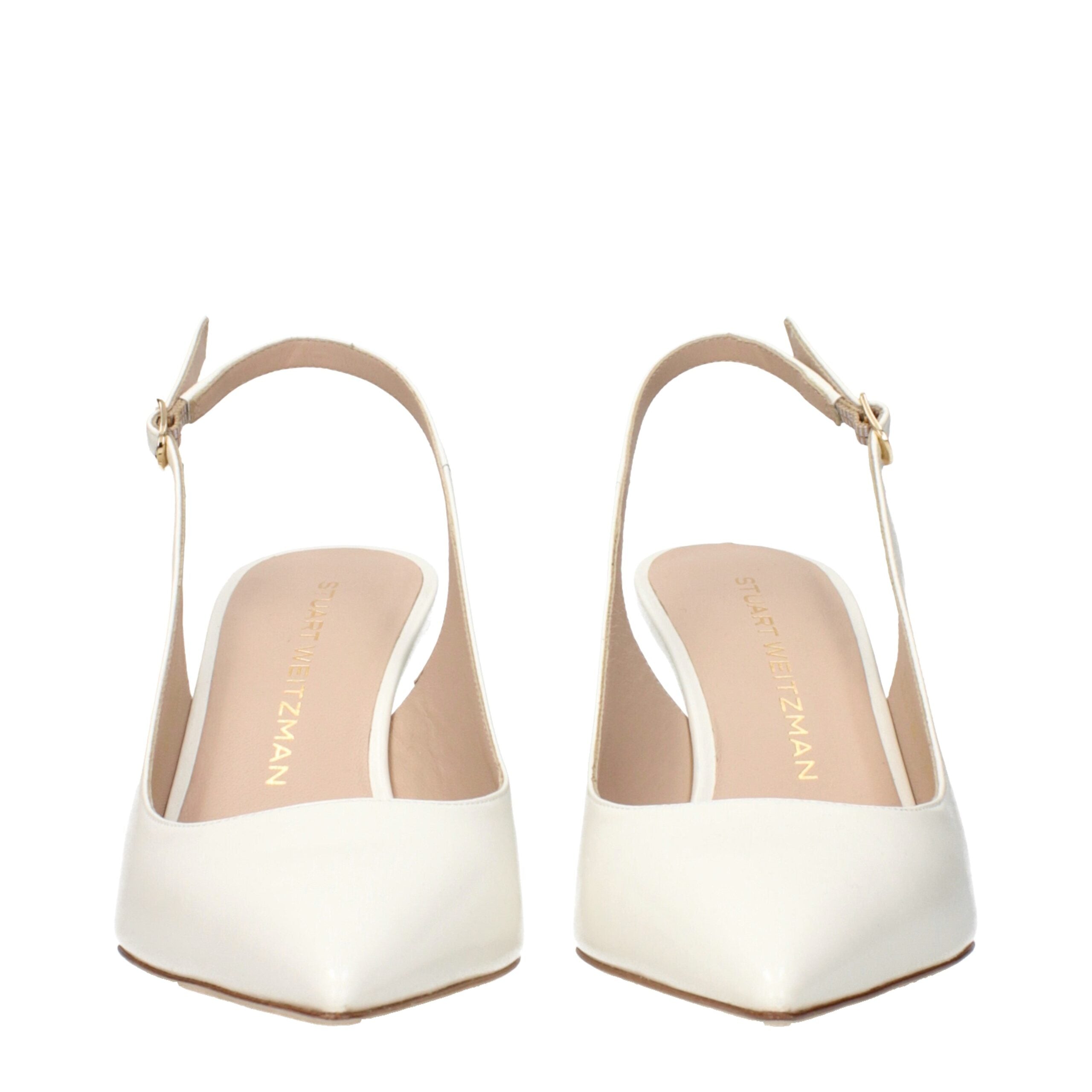 Beige Leather High Heel Pumps Stuart Weitzman