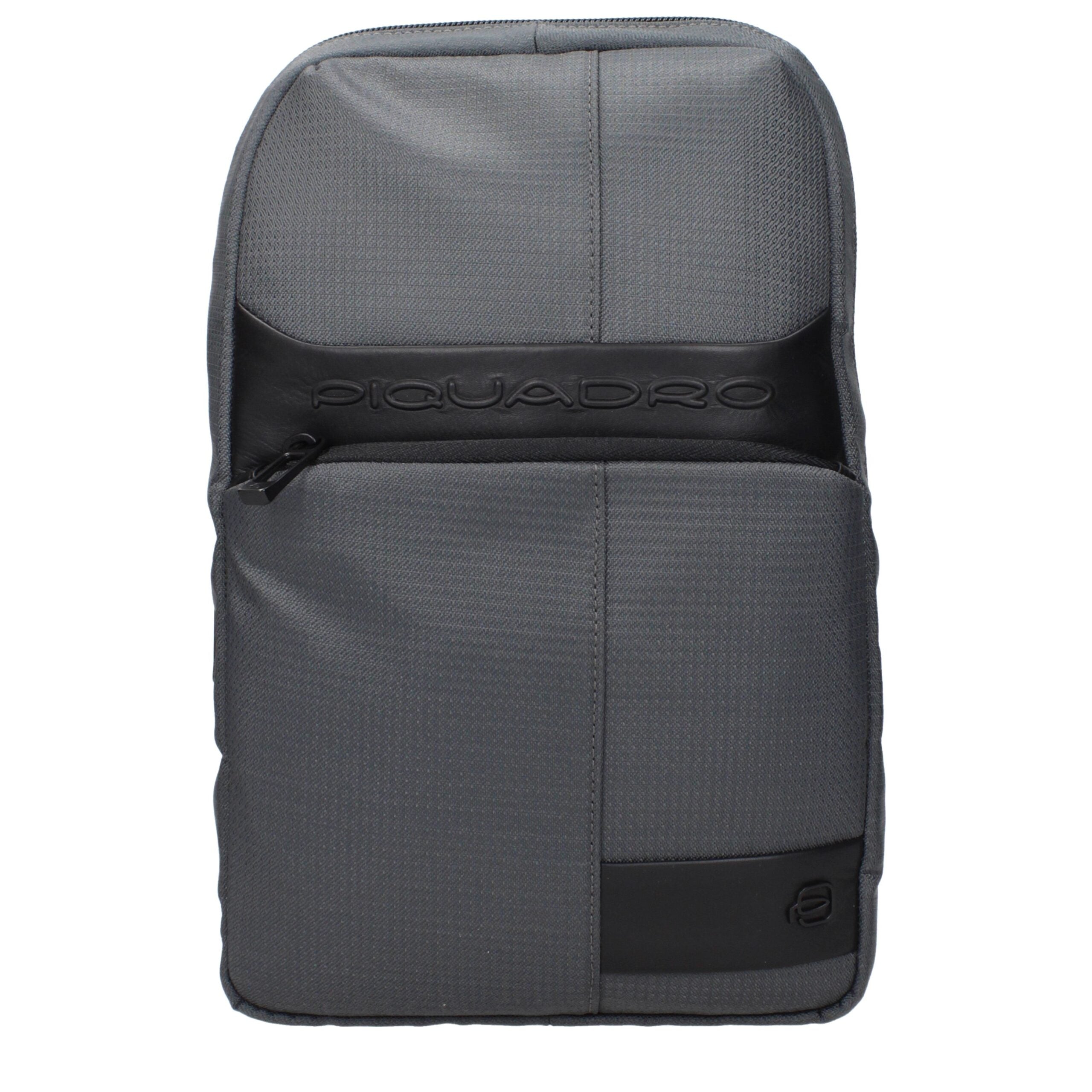 Gray Fabric Crossbody Bags Piquadro