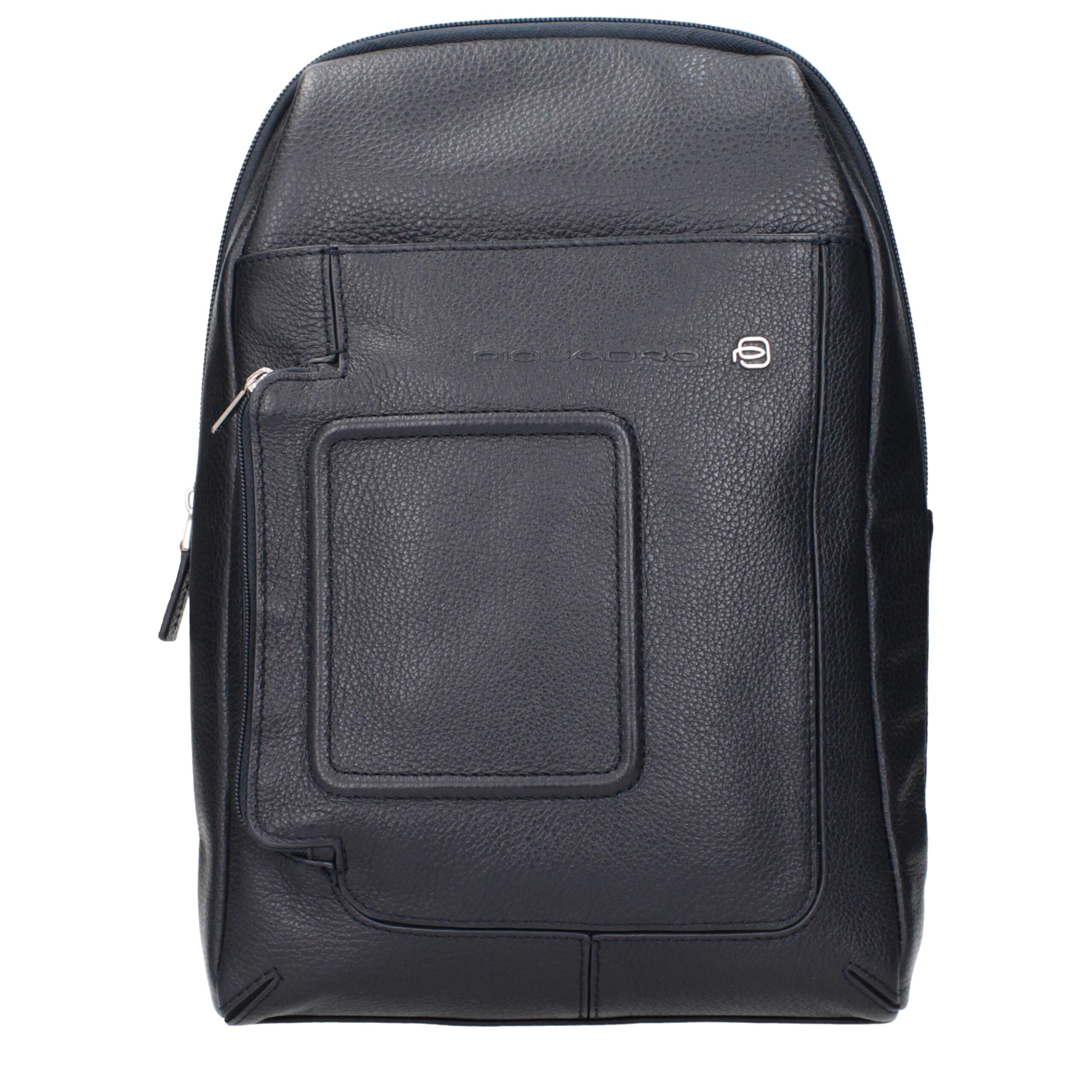 Blue Leather Crossbody Bags Piquadro