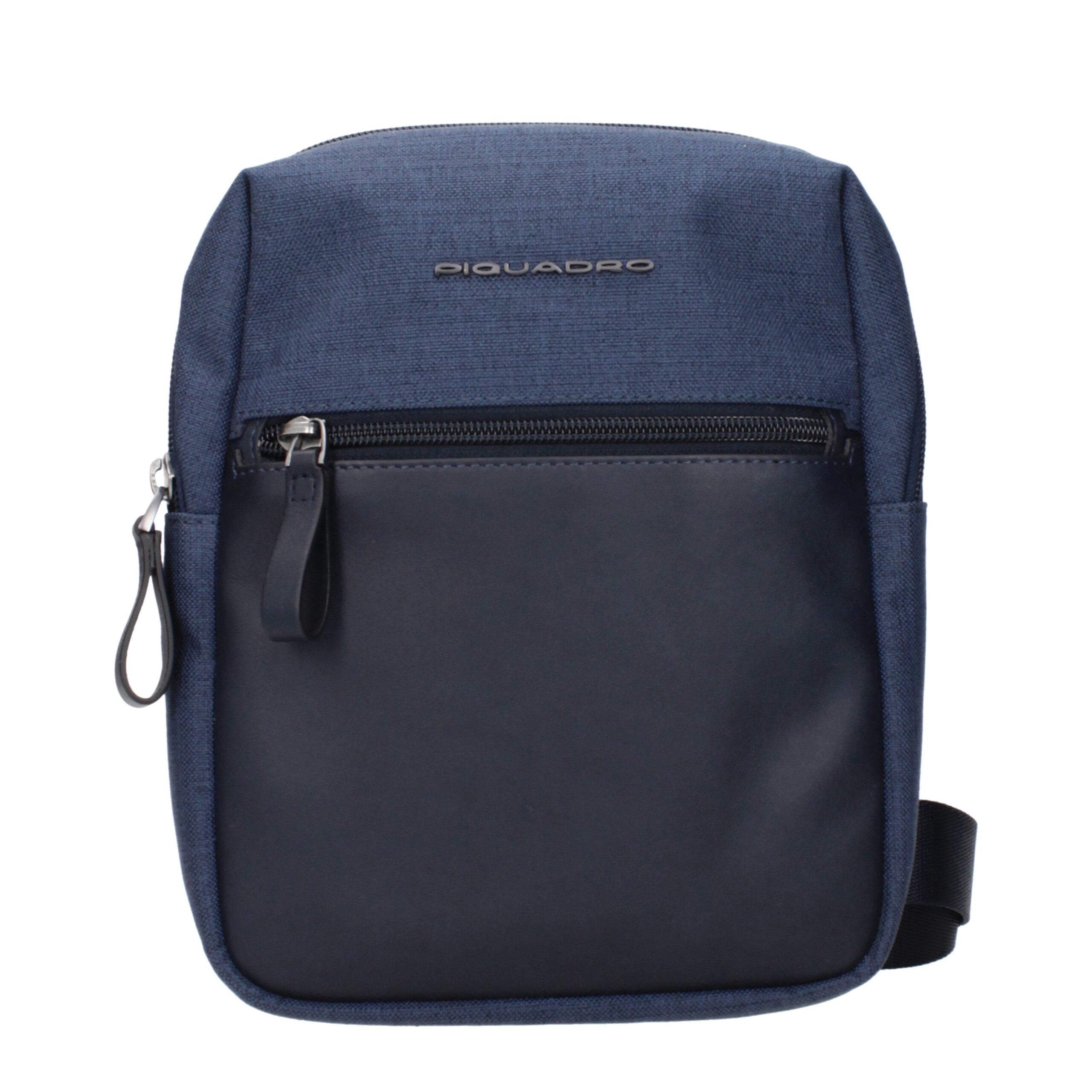 Blue Fabric Crossbody Bags Piquadro