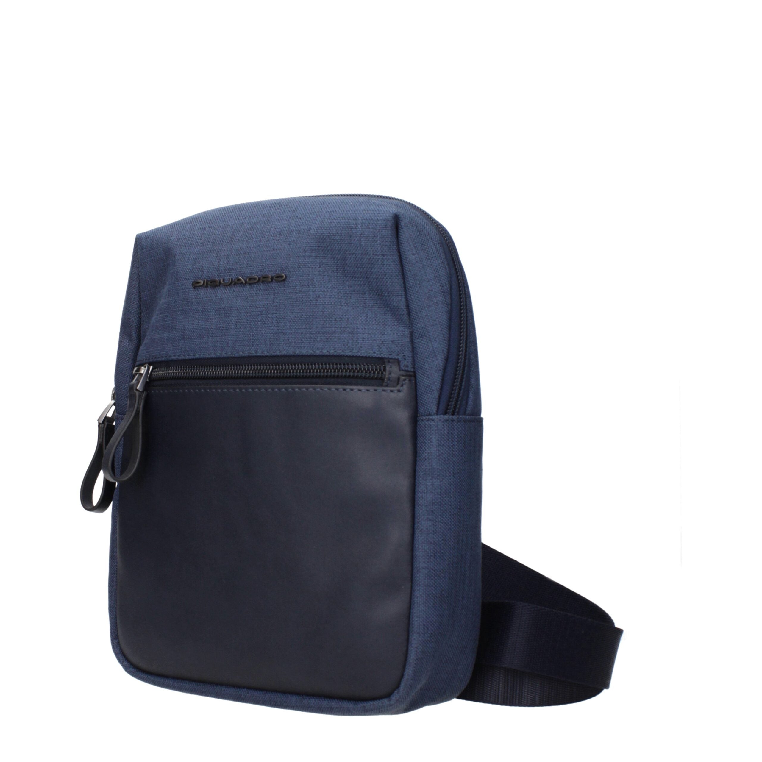 Blue Fabric Crossbody Bags Piquadro