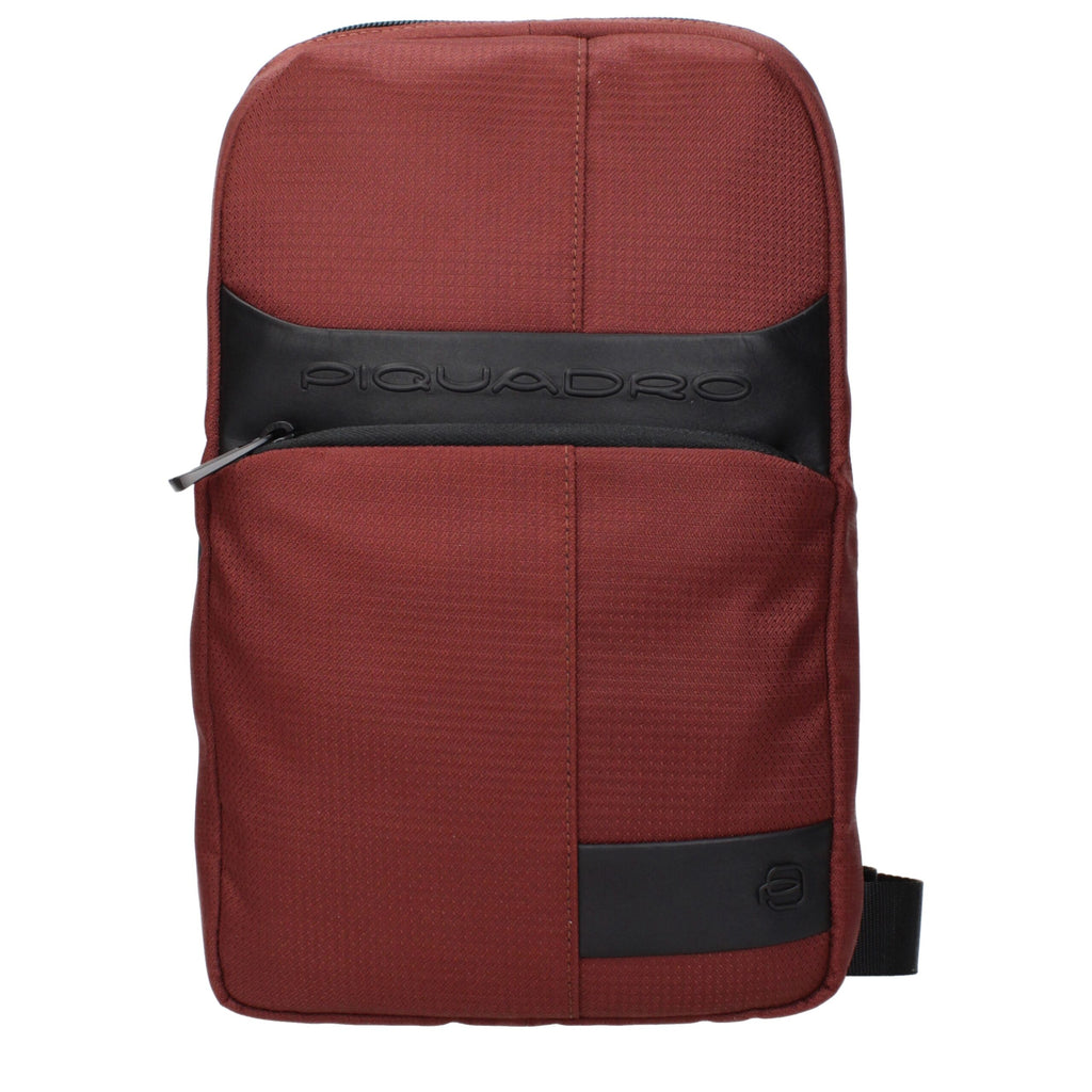 Red Fabric Crossbody Bags Piquadro