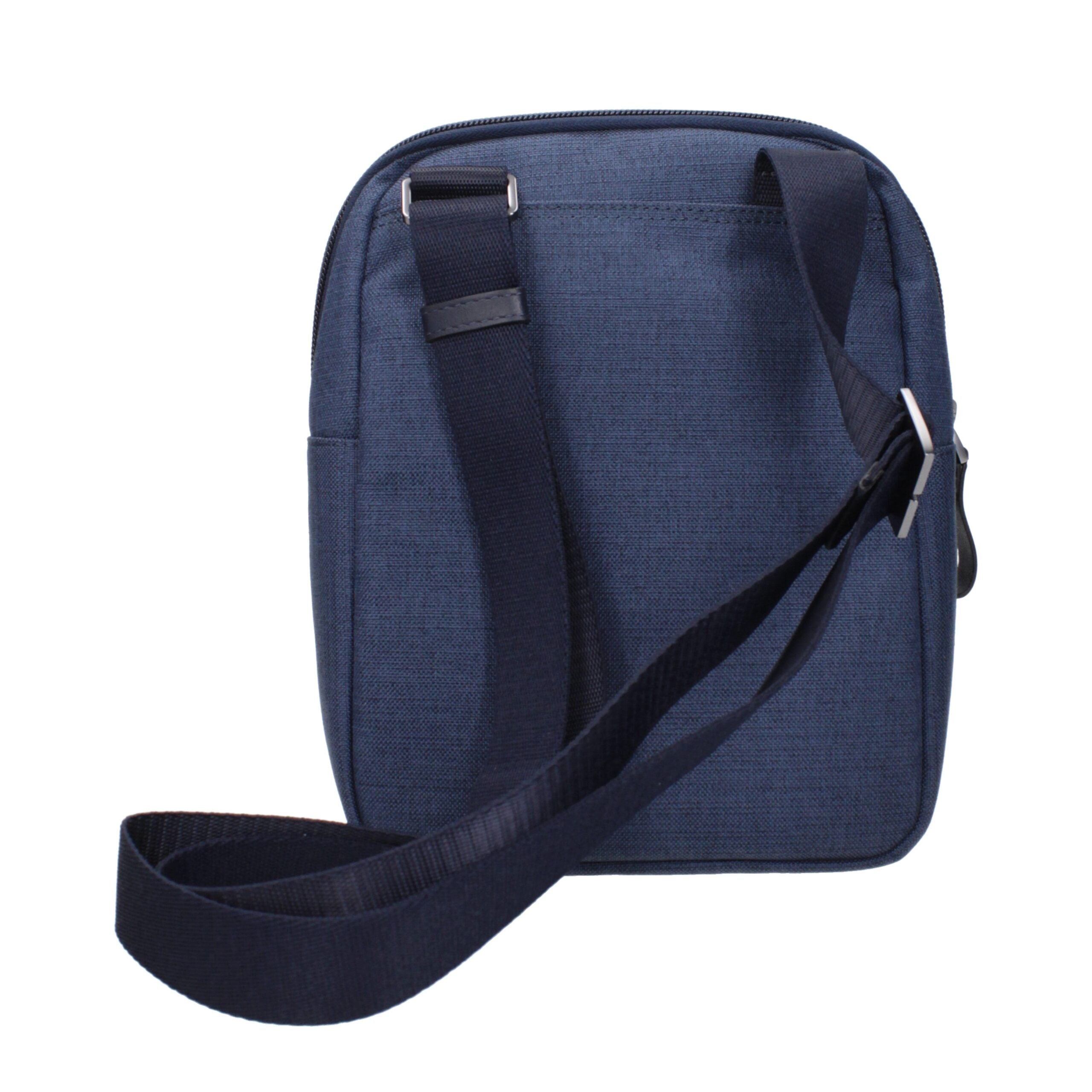 Blue Fabric Crossbody Bags Piquadro