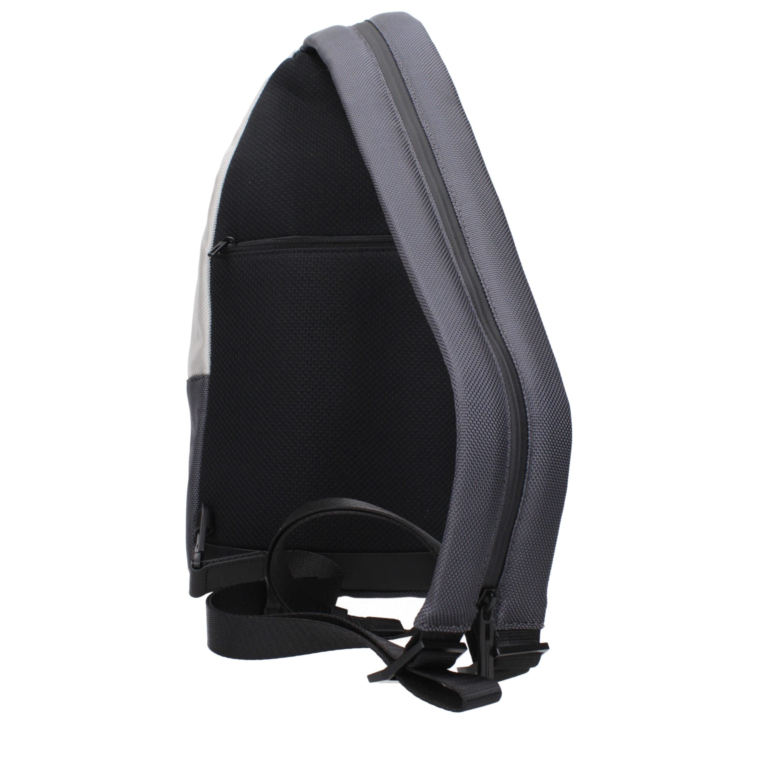 Gray Fabric Backpacks Piquadro