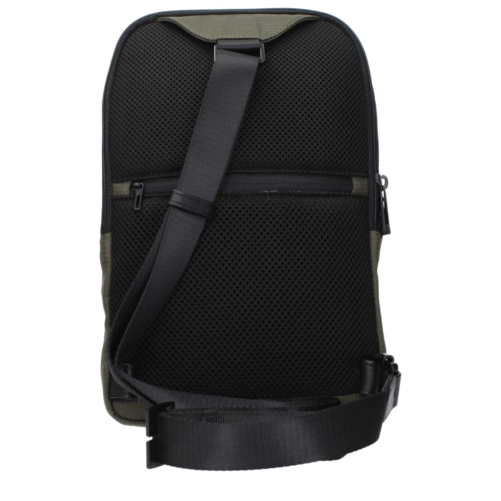 Green Fabric Crossbody Bags Piquadro