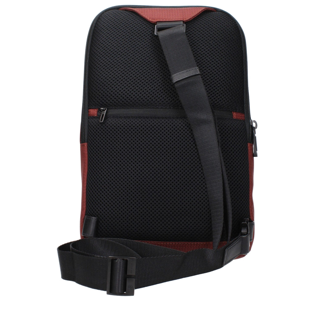 Red Fabric Crossbody Bags Piquadro