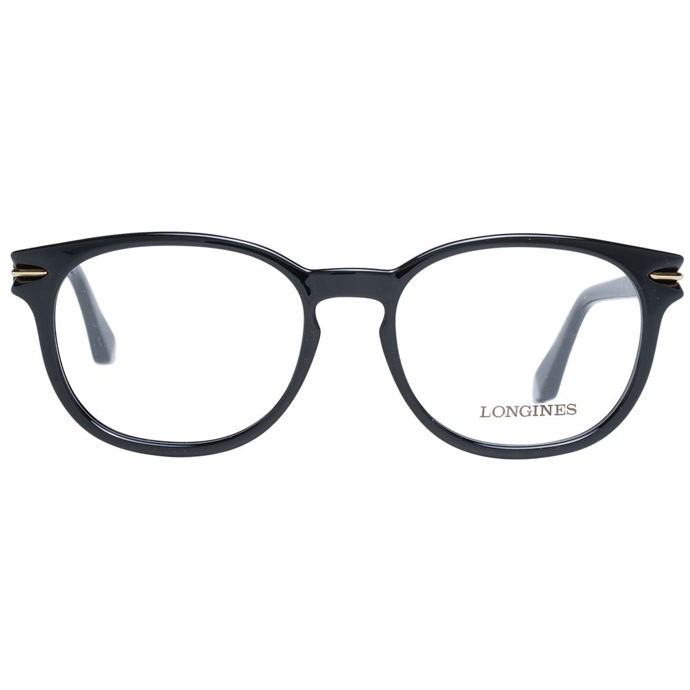 Black Unisex Glasses Frame Longines