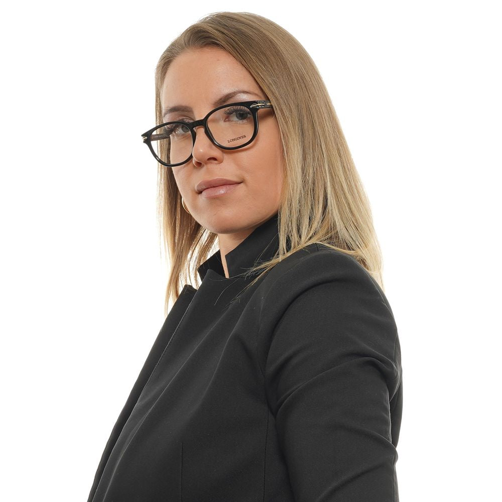 Black Unisex Glasses Frame Longines