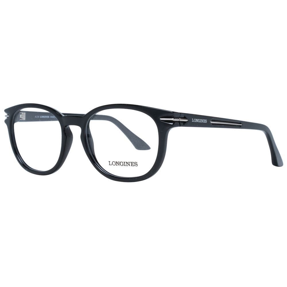 Black Unisex Glasses Frame Longines