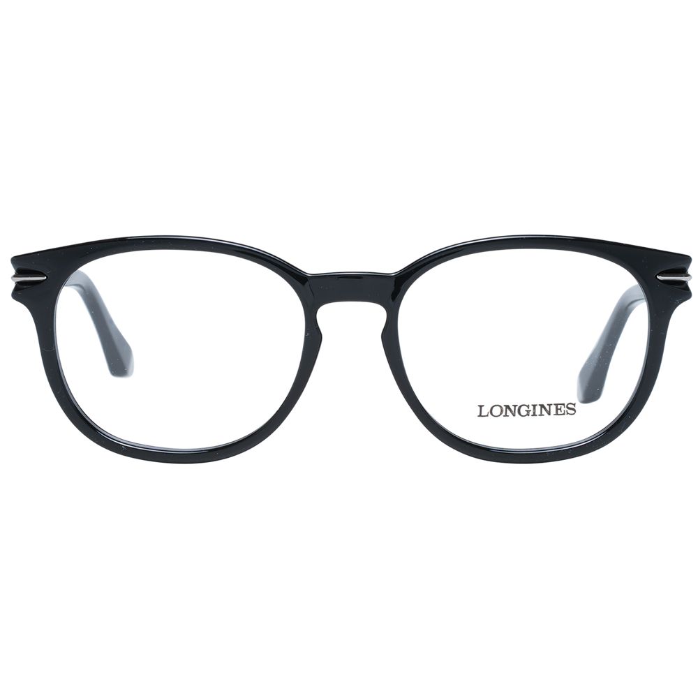 Black Unisex Glasses Frame Longines
