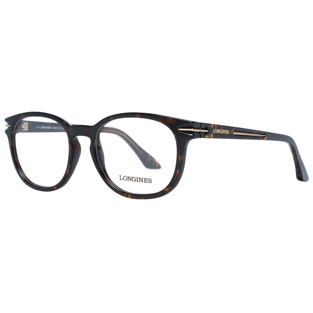 Brown Unisex Glasses Frame Longines