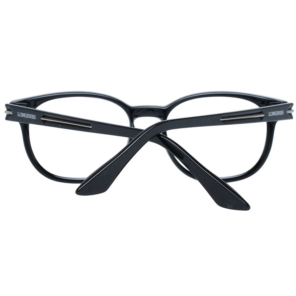 Black Unisex Glasses Frame Longines