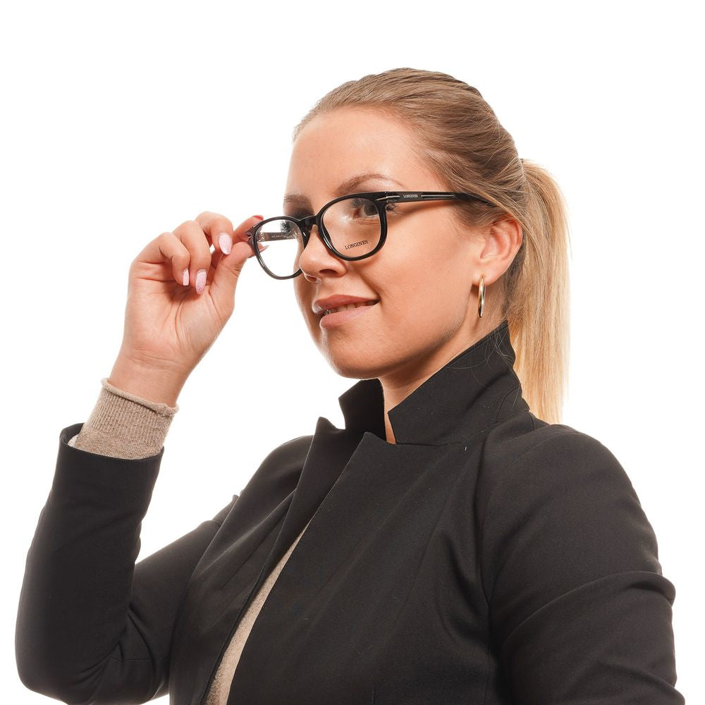Black Unisex Glasses Frame Longines
