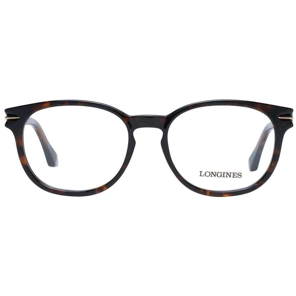 Brown Unisex Glasses Frame Longines