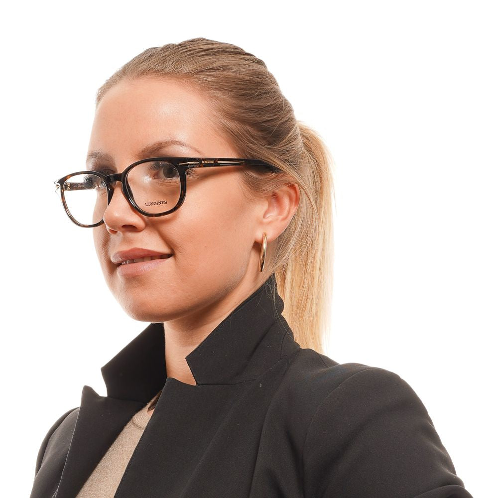 Brown Unisex Glasses Frame Longines