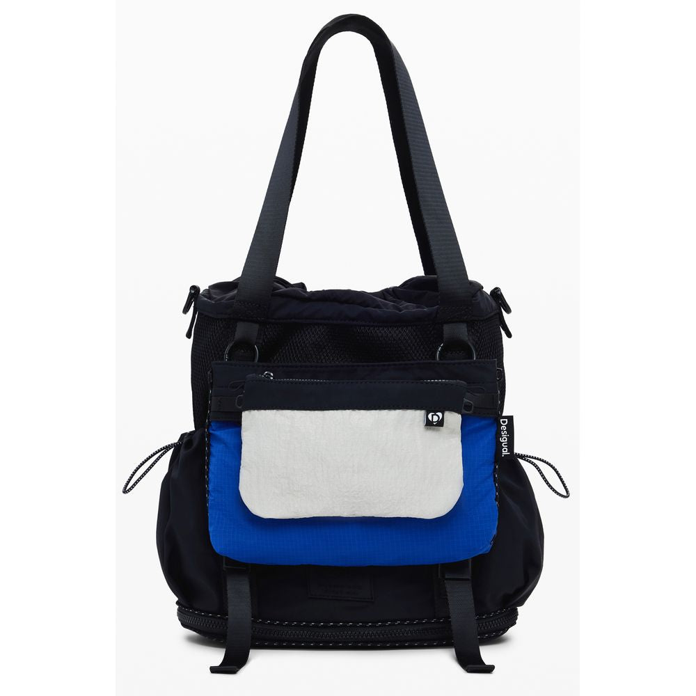 Black Polyester Women Handbag Desigual