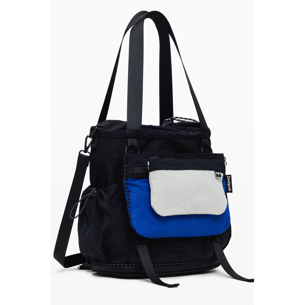 Black Polyester Women Handbag Desigual