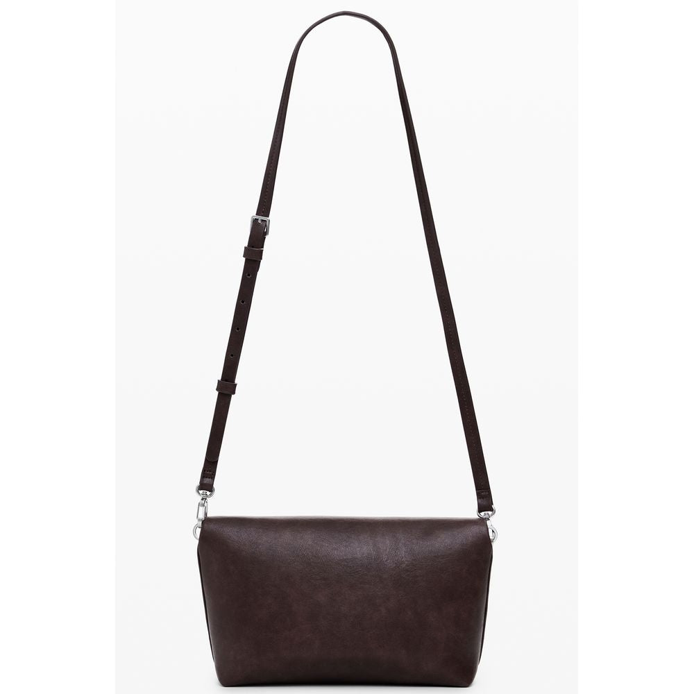 Brown Polyethylene Women Handbag Desigual