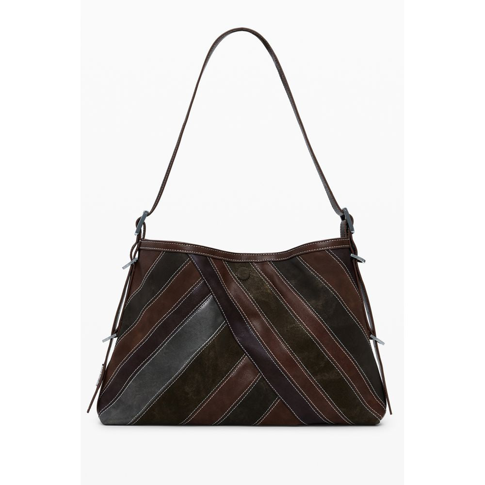 Brown Polyethylene Women Handbag Desigual