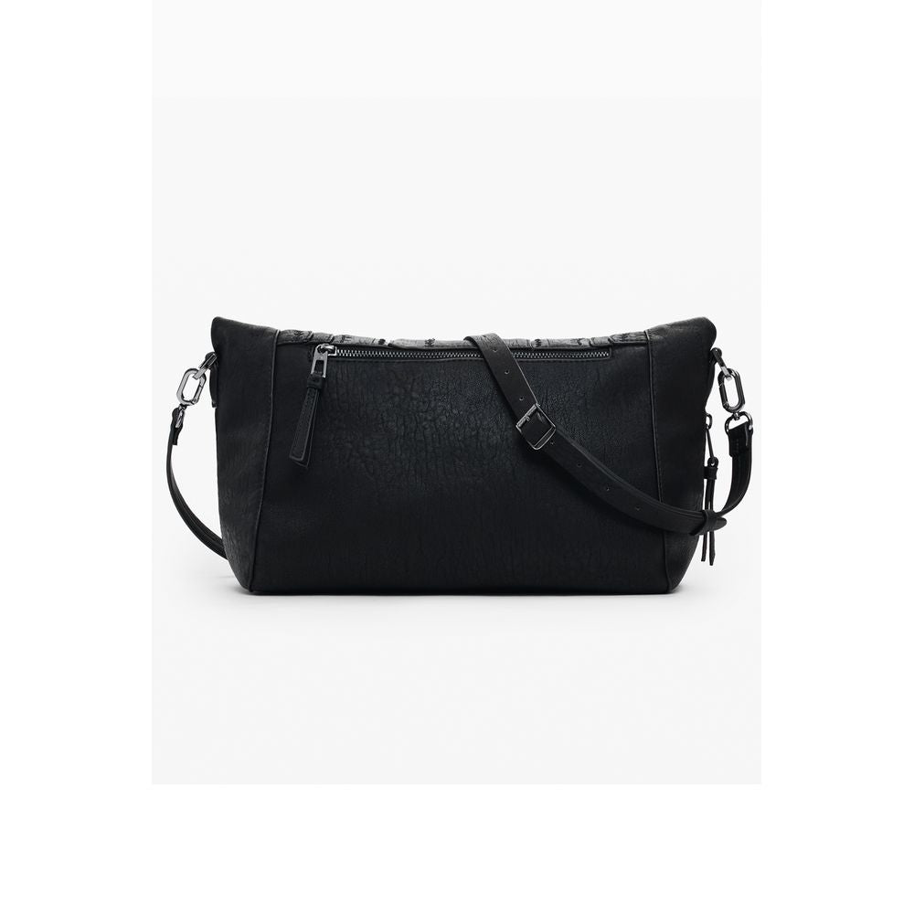 Black Polyethylene Women Handbag Desigual