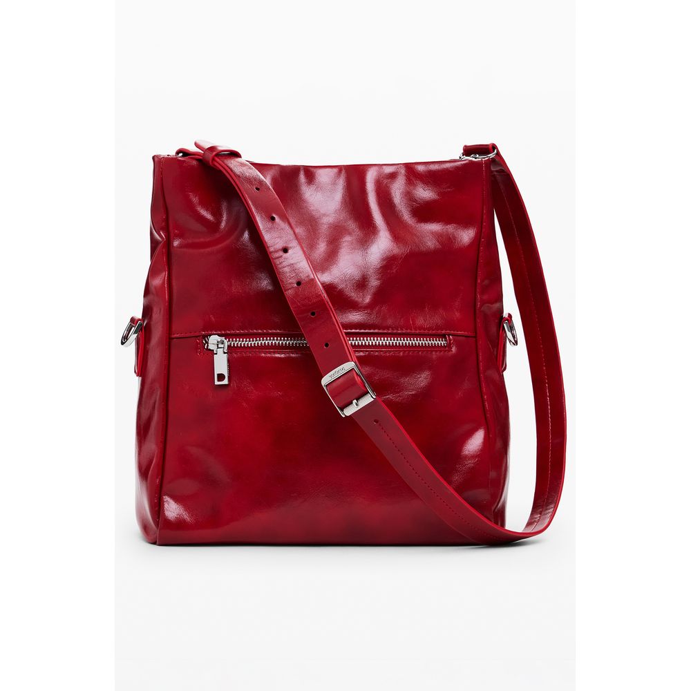 Red Polyethylene Women Handbag Desigual