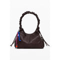 Brown Polyethylene Women Handbag Desigual
