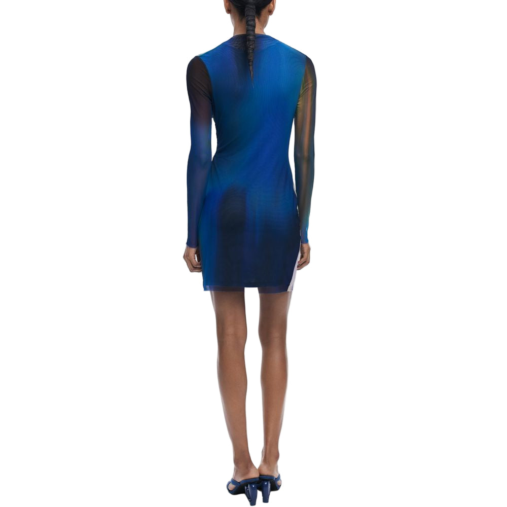 Blue Polyester Women Dress Desigual