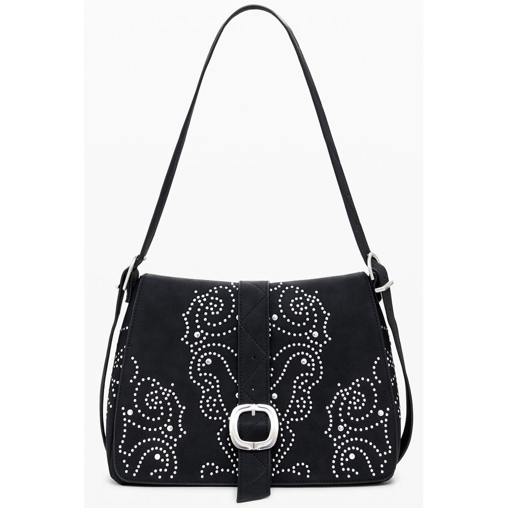 Black Polyethylene Women Handbag Desigual