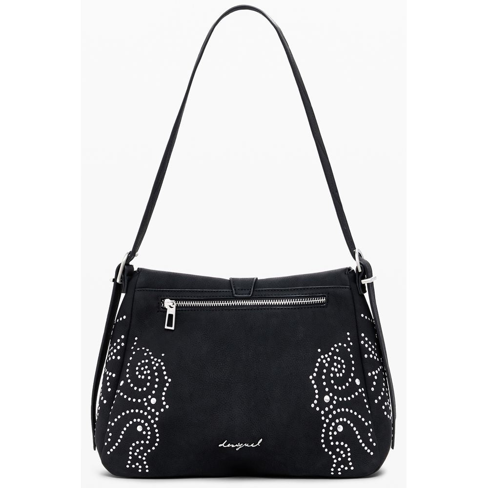 Black Polyethylene Women Handbag Desigual