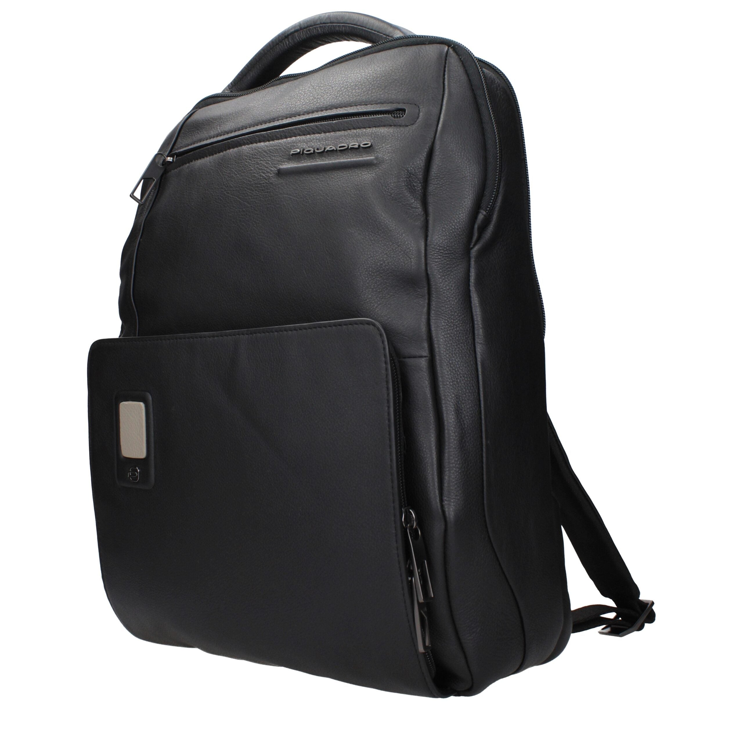 Black Leather Backpacks Piquadro