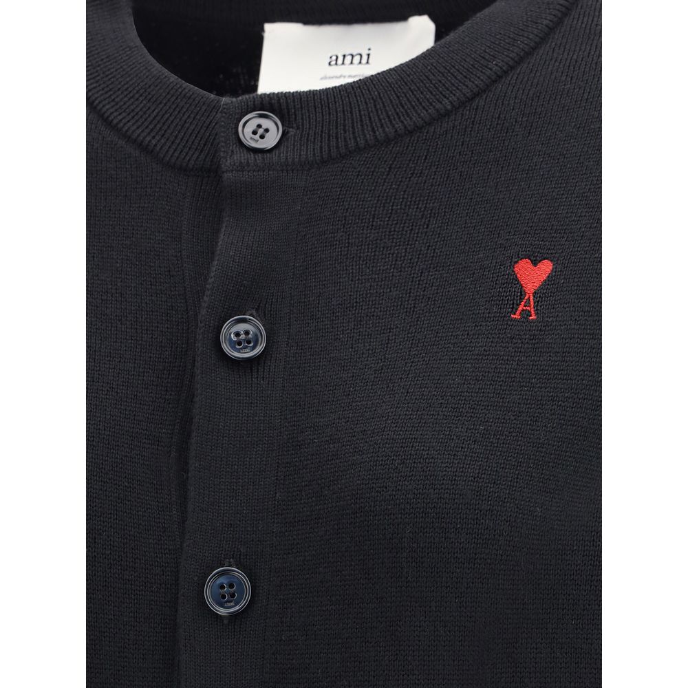 Ami De Coeur merino wool Cardigan Ami Paris